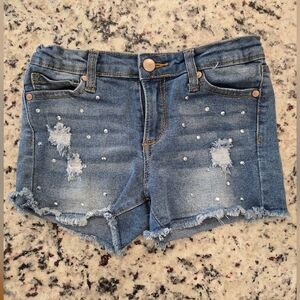 Denim Studded Girls Joe's Shorts Size 5